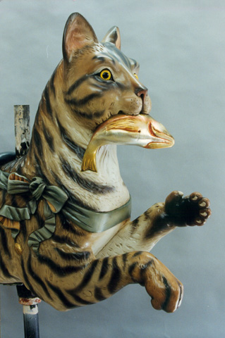closeup of Dentzel cat